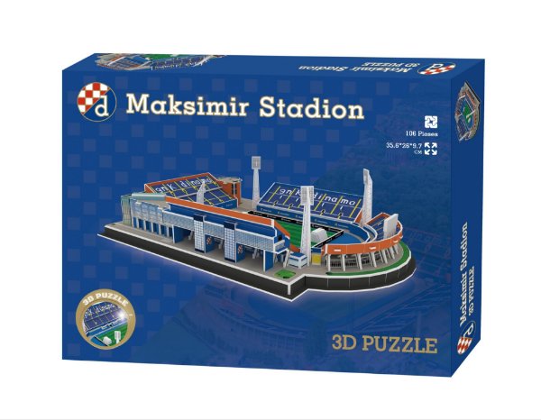 Dinamo Zagreb Maksimir Stadion - 3D Puzzle