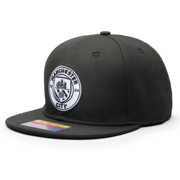 Manchester City Hit Snapback Cap - Black