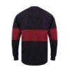 Rugby Vintage - England Panelled Retro Rugby Shirt - Navy/ Burgundy